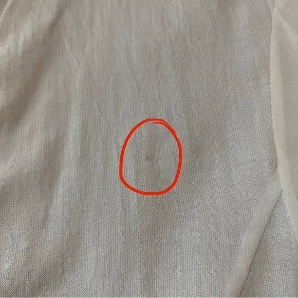 Helmut Lang | Element Sheer Hem Silk Button Front Shirt Combo Top White Size M - Picture 5 of 16